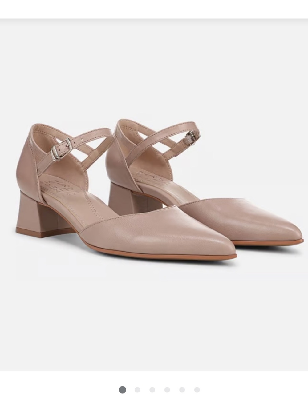 Naturalizer Maddox Strappy Pump Warm Taupe Leather
